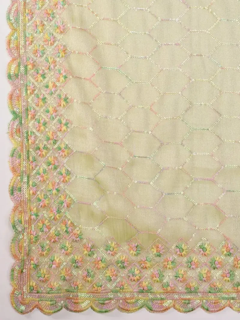 C-Pallu Burberry Silk Party Wear Saree in pastel colours