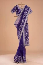 Soft Taby Organza Silk Wedding Saree