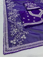 Soft Taby Organza Silk Wedding Saree