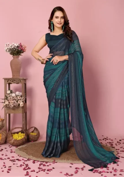 Rangoli Zari Silk Ready to Wear Saree