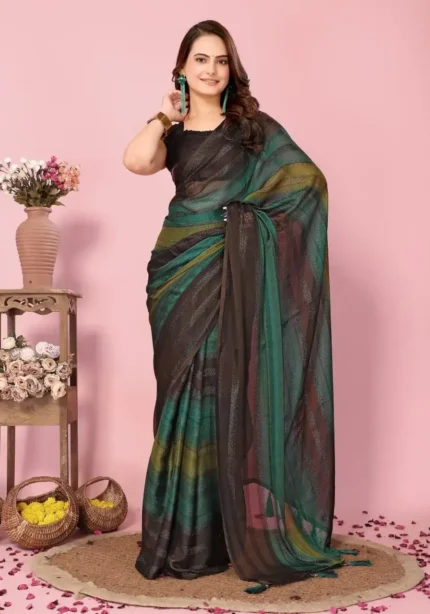 Rangoli Zari Silk Ready to Wear Saree