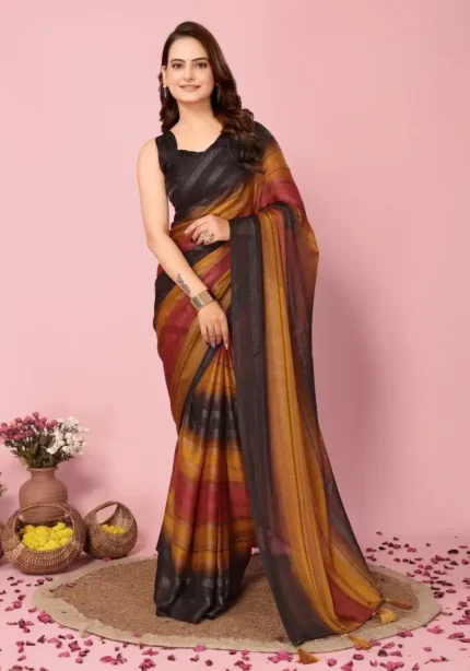 Rangoli Zari Silk Ready to Wear Saree