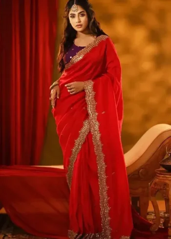 Jimmy Choo Coding and Sequins Work Saree