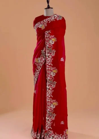 Party Wear Soft Rangoli Silk Saree
