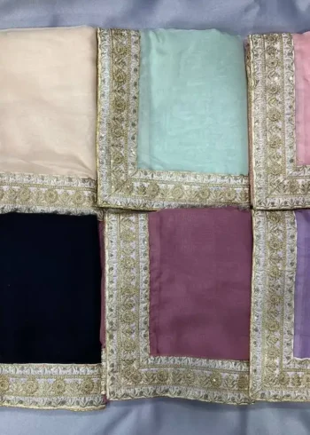 Wedding Wear Soft Taby Silk Organza Saree