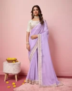 Wedding Wear Soft Taby Silk Organza Saree