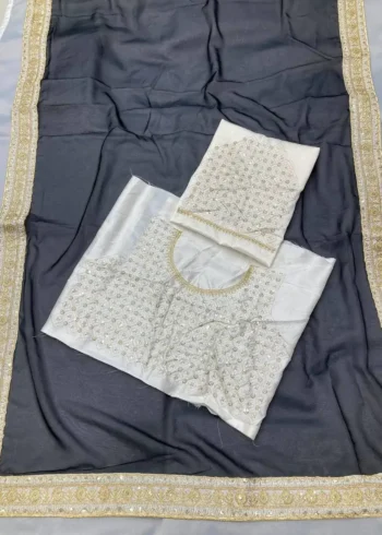 Wedding Wear Soft Taby Silk Organza Saree