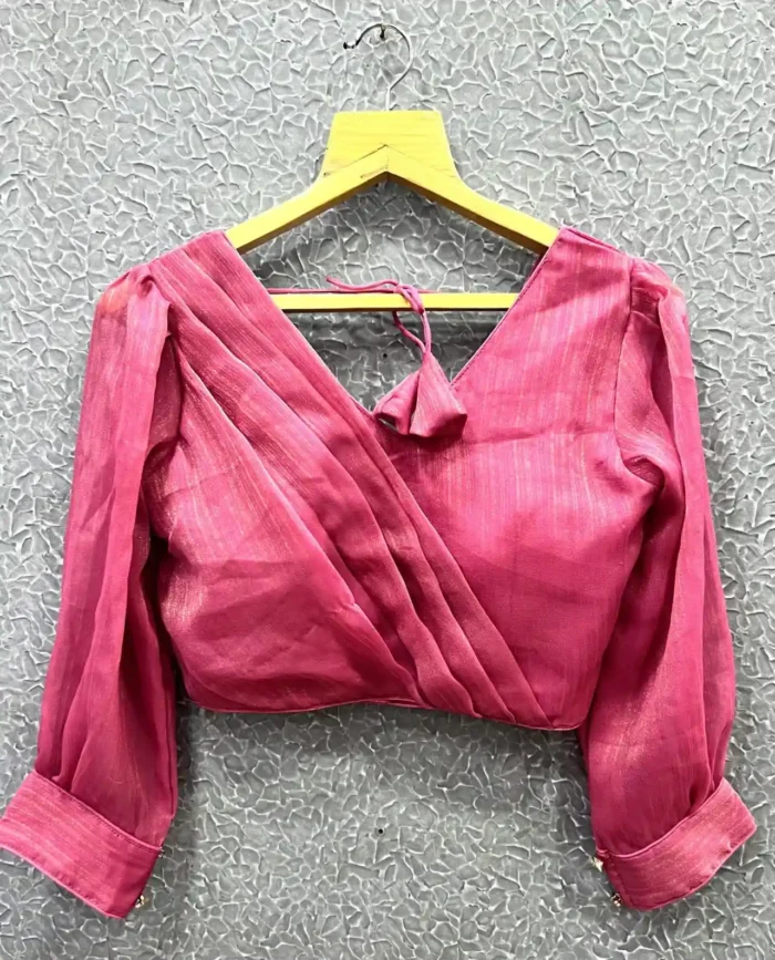 New Bollywood Style Open Back Designer Blouse