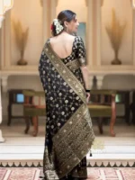 Beautiful Zari Work Banarasi Silk Saree for Wedding