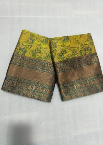 Butterfly Zari Work Banarasi Silk Saree for Wedding