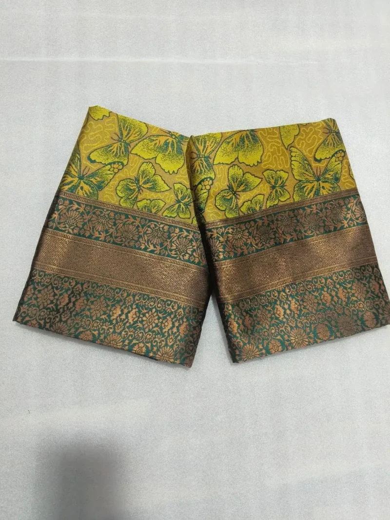 Butterfly Zari Work Banarasi Silk Saree for Wedding