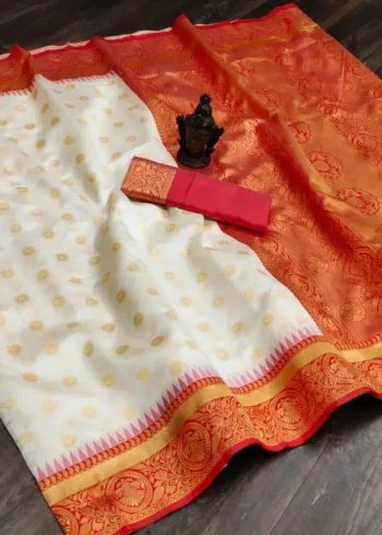 Celebrity Inspired Zari Work Banarasi Silk Saree