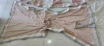 Cream and Pale Pink Embroidered Party Wear Lehenga for women