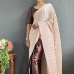 Crush Pleated Ready to Wear half Saree