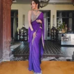 Malaika Arora Embroidered Party Wear Saree