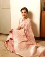 Dia Mirza Inspired Banarasi Silk Saree