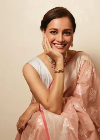 Dia Mirza Inspired Banarasi Silk Saree