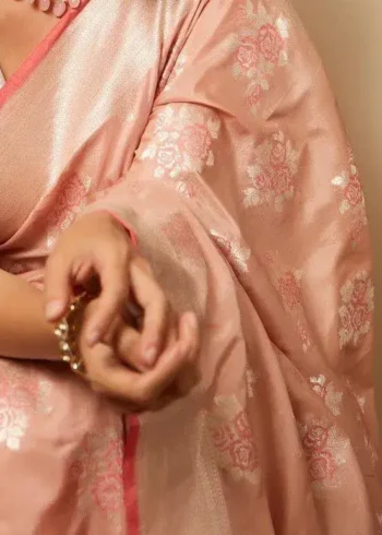 Dia Mirza Inspired Banarasi Silk Saree