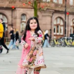 Faux Georgette Digital Printed Salwar Suit for Kids