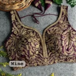 Heavy Italian Silk Embroidered Bollywood Designer Stitched Blouse