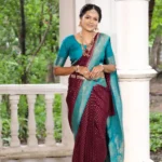 Khadi Georgette Silk Saree with Weaving Blouse
