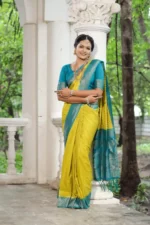 Khadi Georgette Silk Saree with Weaving Blouse