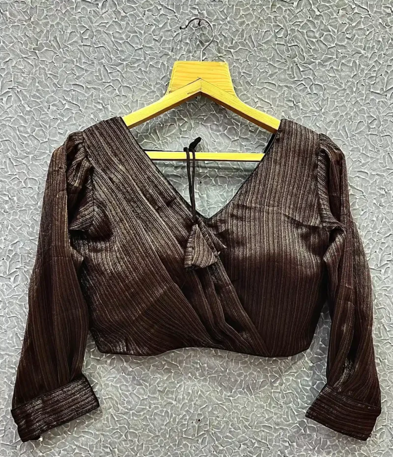 New Bollywood Style Open Back Designer Blouse