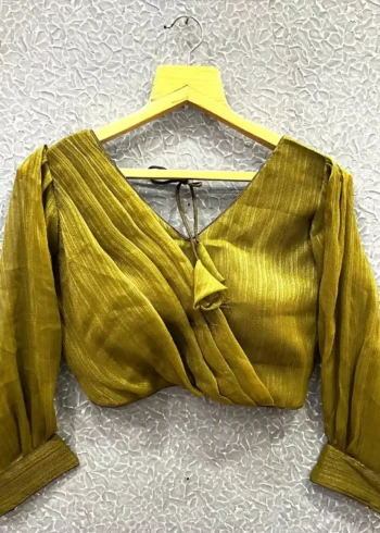 New Bollywood Style Open Back Designer Blouse