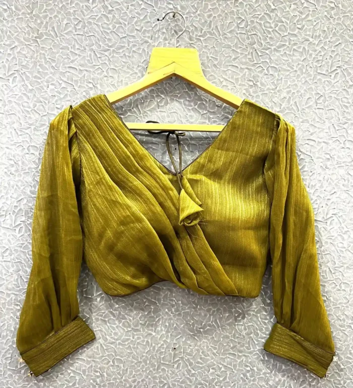 New Bollywood Style Open Back Designer Blouse