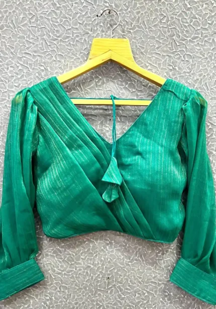 New Bollywood Style Open Back Designer Blouse