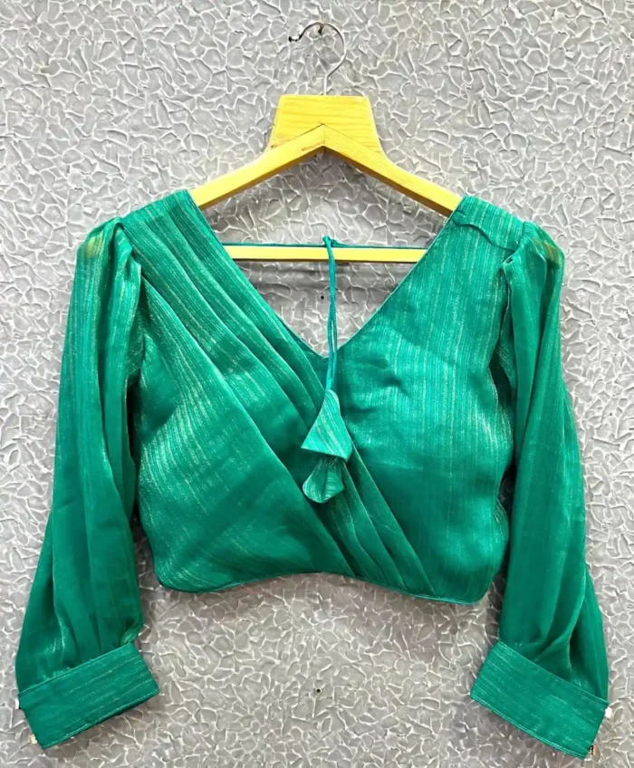 New Bollywood Style Open Back Designer Blouse