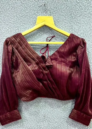 New Bollywood Style Open Back Designer Blouse