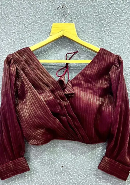 New Bollywood Style Open Back Designer Blouse