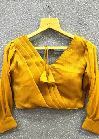 New Bollywood Style Open Back Designer Blouse