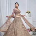 Paisley & Peacock Motifs Heavy Embroidered Bridal Lehenga Choli