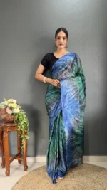 Prism Printed Rangoli Silk Ready 1 Minute Saree