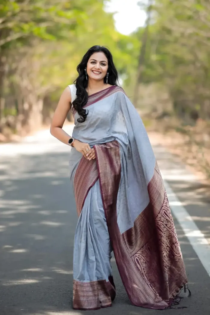 Pure Soft Khadi Georgette Silk Saree for Wedding