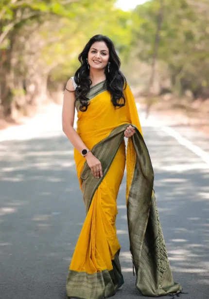 Pure Soft Khadi Georgette Silk Saree for Wedding