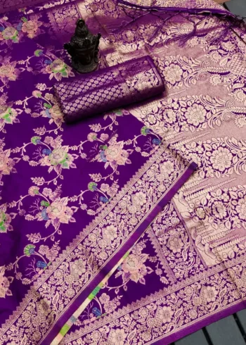 Pure Soft Khadi Georgette Silk Designer Saree