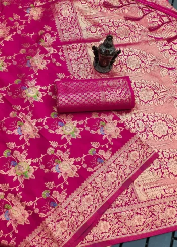 Pure Soft Khadi Georgette Silk Designer Saree