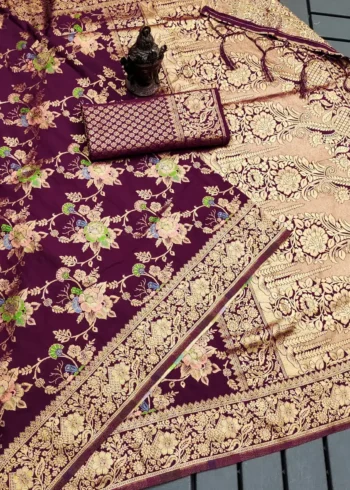 Pure Soft Khadi Georgette Silk Designer Saree