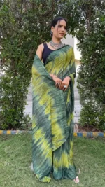 Soft Georgette Stitched 1 Minute ready to wear saree