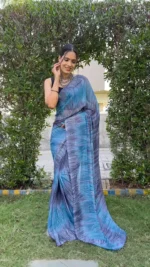 Soft Georgette Stitched 1 Minute ready to wear saree