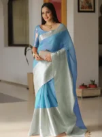 Soft Jacquard Border Tissue Silk Saree