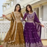 Designer Embroidered Wedding Lehenga Choli with Belt