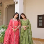 Embroidery Sequence Work Faux Georgette Lehenga Choli