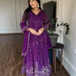 Fully Sequence Embroidered Designer Wedding Gown