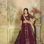 Heavy Georgette Coding and Sequence Embroidered Party lehenga Choli