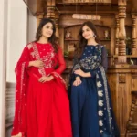 Heavy Sequence Embroidery Work Designer Gown for Party