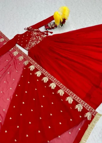 Heavy Sequence Embroidery Work Designer Gown for Party